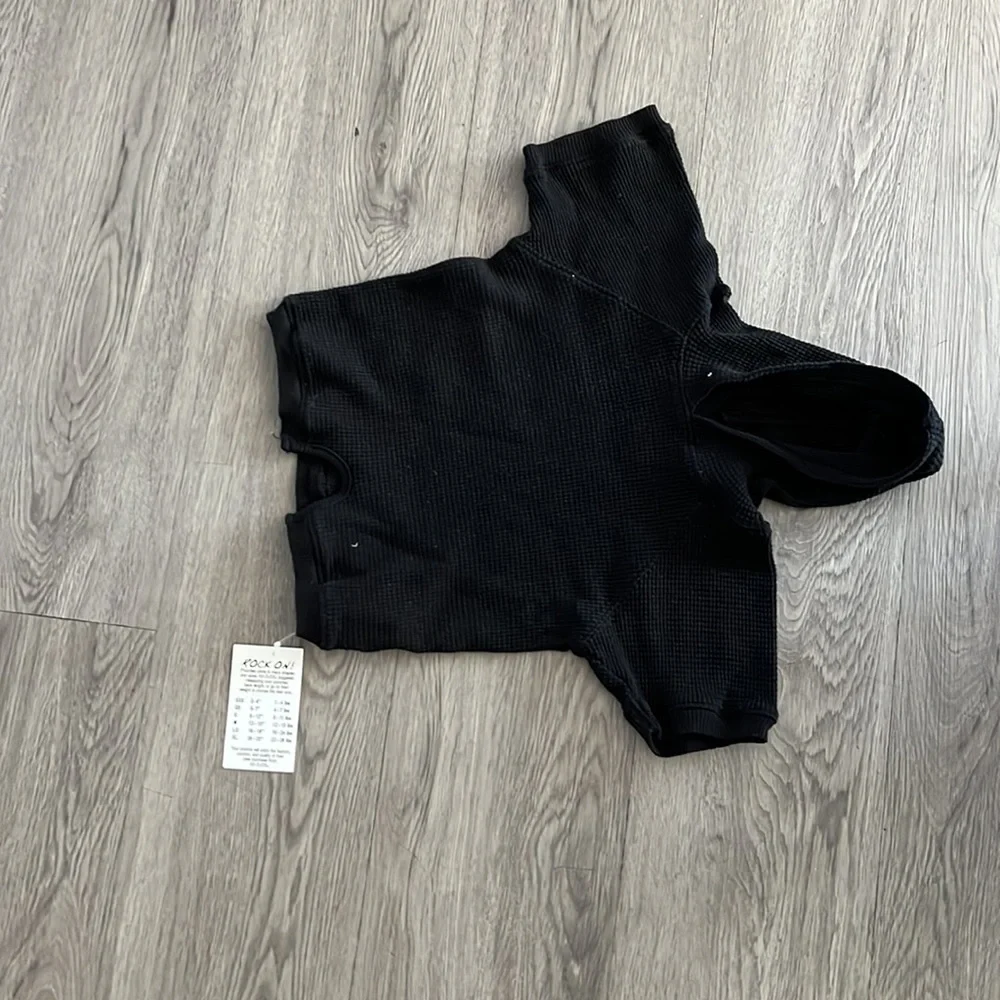 Doggie thermal hoodie in black